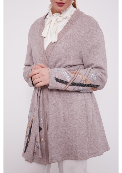 Vizon Payet Işlemeli Kaşmir Hırka indirimleri