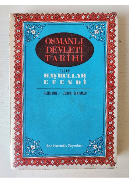 Osmanlı Devlet Tarihi Hayrullah Efendi. 1971 Basım Temiz Durumda