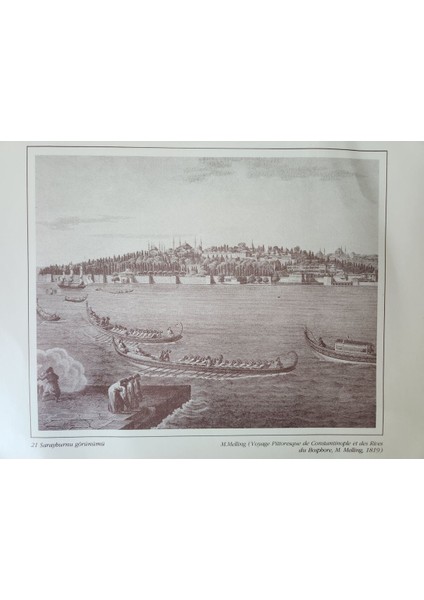 19X27CM Sarayburnu Gravür 1819 Tarihli. Çerçeve Yapılabilir