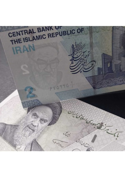 2021-2022 Iran 10/20 Bin Riyal Takım Çil Eski Yabancı Kağıt Para modelleri