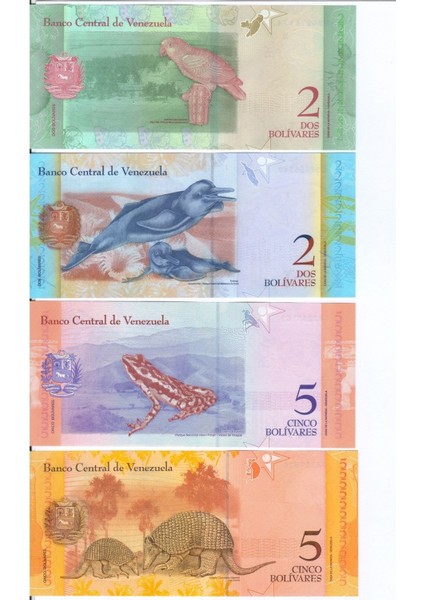 Venezuella 2 - 5 Bolivar Yabancı Kağıt Para Görseldeki Ürün Gönderilecek / 41 fiyatları