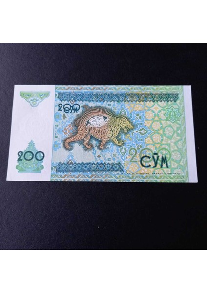 1997 Özbekistan 200 Som Çil Eski Yabancı Kağıt Para indirimleri
