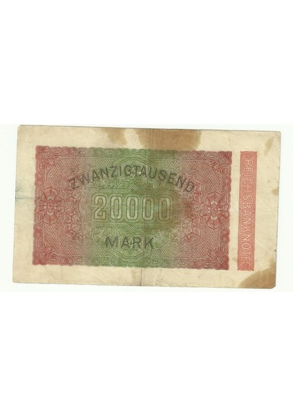 Almanya 1923 Yılı 20 Bin Mark Çt fiyatları