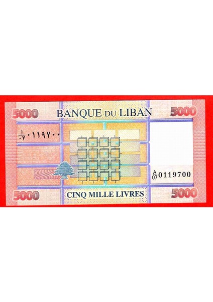 3 Adet Lübnan Lebanon, 5000 Livres, 2014, P-91B Unc Çil ( 11 850) fiyatları