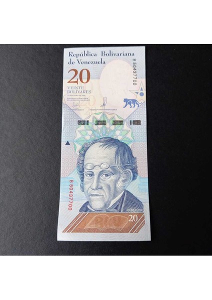 2018 Venezuela 20 Bolivar Çil Eski Yabancı Kağıt Para modelleri