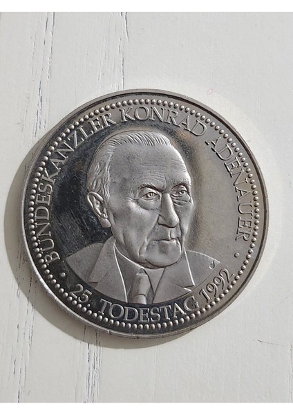 Almanya 1992 Hatıra Madalya. 4 cm Boyutunda Tertemiz Durumda