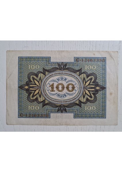 1920 Alman Mark Banknot Temiz, Orijinal Dönemine Ait