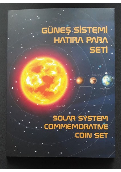 Güneş Sistemi Gezegenler Hatıra Para Seti 10 Adet Çil Madeni Para