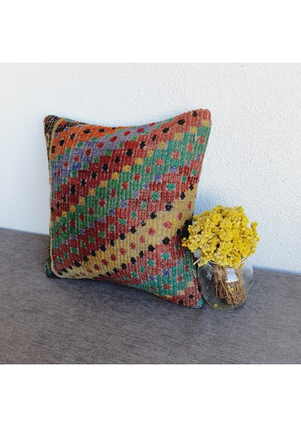 El Dokuma Kilim Kırlent Kılıfı 40X40 cm modelleri