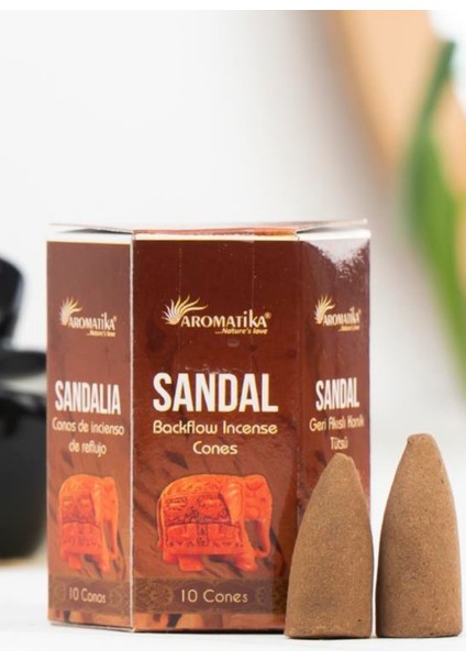 Sandal Backflow Geri Akış Konik Tütsü