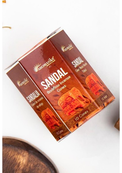 Sandal Backflow Geri Akış Konik Tütsü
