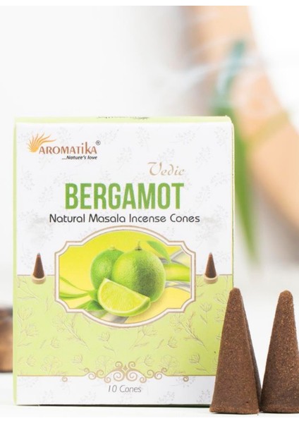 Bergamot Konik Tütsü 10 Adet