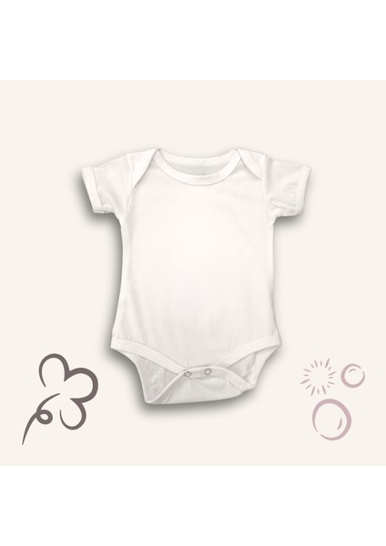Yavru Aslan Baskılı, Çıtçıtlı, Zarf Yakalı, Body - Zıbın. 0-3 Ay, 3-6 Ay, 6-9 Ay, 9-12 Ay