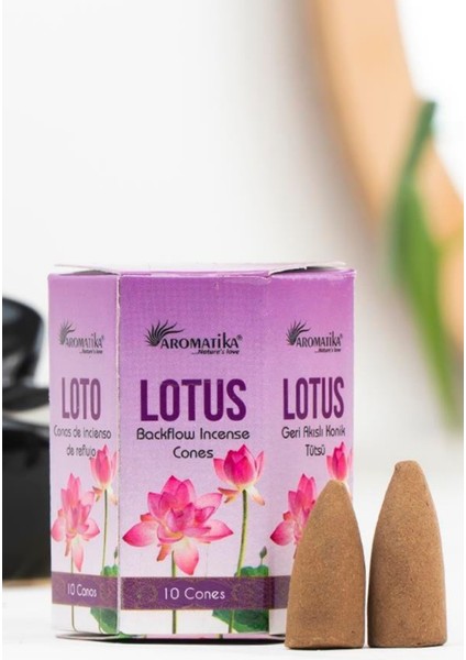 Lotus Backflow Geri Akış Konik Tütsü