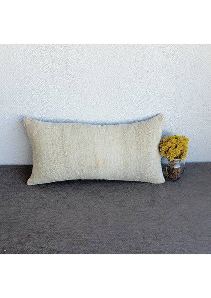 El Dokuma Kilim Kırlent Kılıfı 30X60 cm