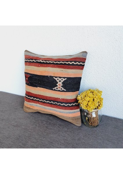 El Dokuma Kilim Kırlent Kılıfı 40X40 cm fiyatları