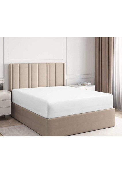 %100 Pamuk Lastikli Havlu Çarşaf Tek Kişilik 100X200 CM+25ER cm Köşe ve Yan Yükseklik)