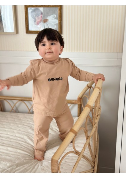 Peramore Banana Baskılı Unisex Alt Üst Takım