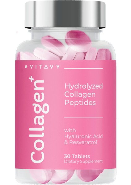 Collagen & Hyaluronic Acid & Resveratrol 1x30 Tablet 2'li Set fırsatları