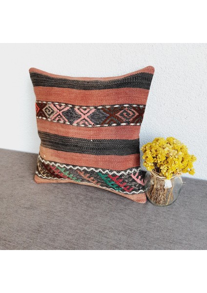 El Dokuma Kilim Kırlent Kılıfı 40X40 cm fiyatları