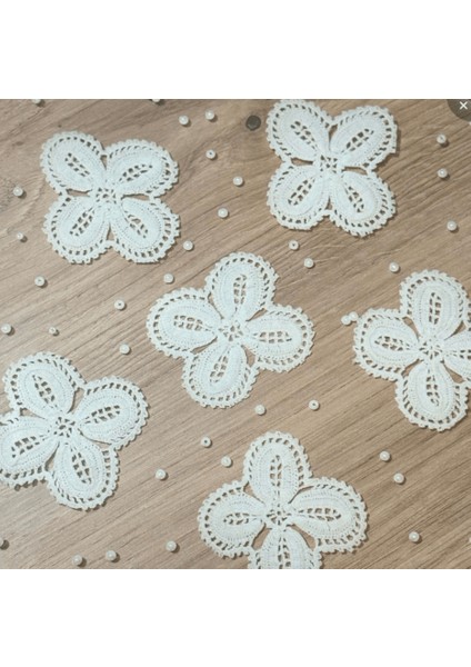 Epoksi Reçine Nişan Tepsisi - Parça Dantel ve Incili 02 - Çap: 30 cm fırsatları