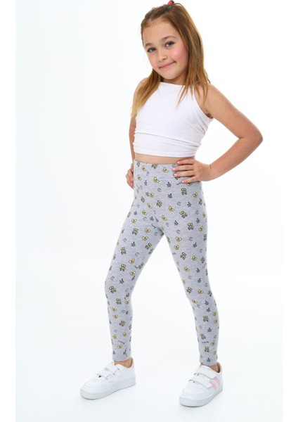 Kız Çocuk Baskılı Tayt