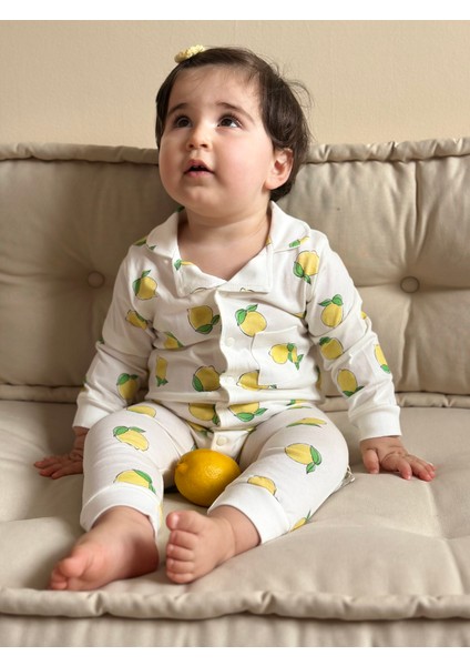 Peramore Limon Baskılı Tulum