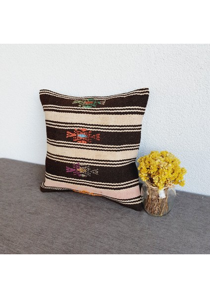 El Dokuma Kilim Kırlent Kılıfı 40X40 cm modelleri
