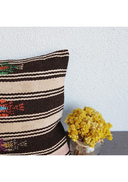 El Dokuma Kilim Kırlent Kılıfı 40X40 cm fırsatları