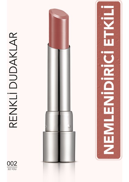 Sheer Up Yarı Saydam Renk Veren Nemlendirici Stick Parlak Ruj (002 So You) 8682536012003