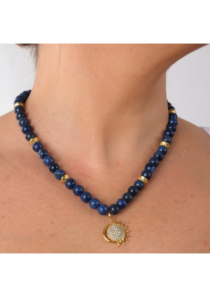 Lapis Lazuli Doğaltaş Kadın Kolye fiyatları