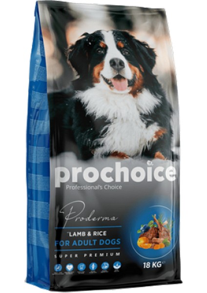 Prochoice 18 kg Yetişkin Köpekler Için, Hipoalerjenik, Kuzu Etli ve Pirinçli Kuru Mama 11