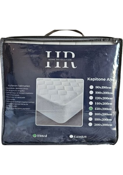 Kapitone Fitted Full Kenar Alez Yatak Koruyucu