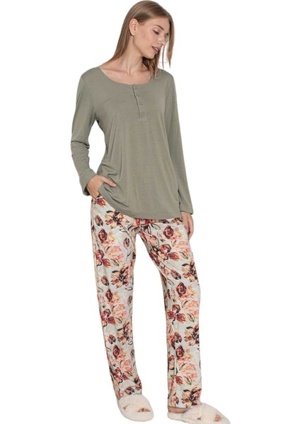 Viskon Pijama Takımı