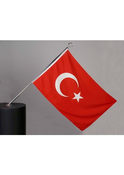 Ekin Bayrakçılık Bina Dış Cephe Bayrak Direği-Kısa (130cm.)