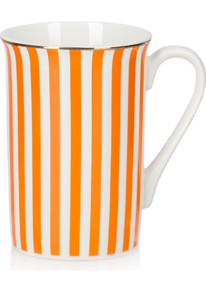 Lcw Home Çizgi Desenli Seramik Kupa 280 ml