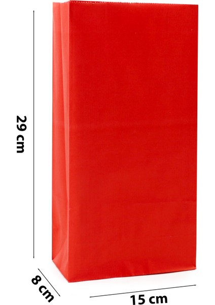 15 x 29 x 8 cm Renkli Kese Kağıdı 10 Adet, Hediyelik Poşet, Hediye Kutusu