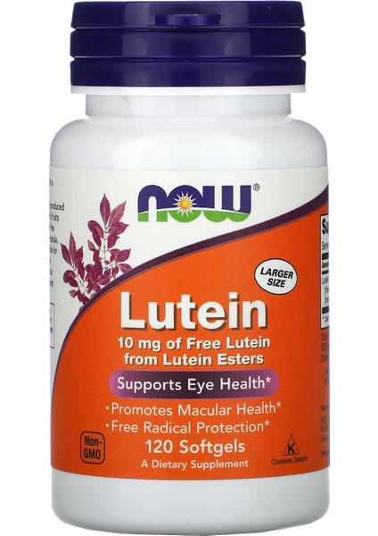 Foods, Lutein Eye Health 10 Mg, 120 Softgels (Göz )