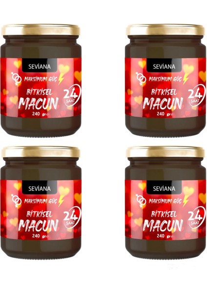 Bitkisel Karışımlı Atom Kuvvet Mesir Epimedyümlü Macun 4X240 gr