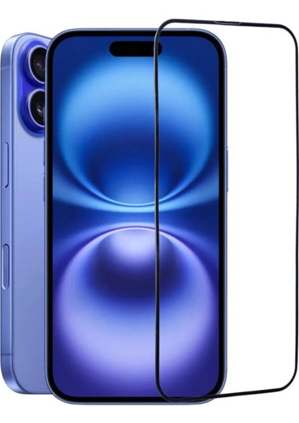 Apple iPhone 15 Plus -16 Plus Uyumlu 3D Anti-Statik Tam Kaplayan 9h Cam Ekran Koruyucu