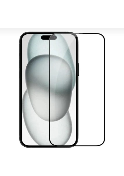 Apple iPhone 15 Plus -16 Plus Uyumlu 3D Anti-Statik Tam Kaplayan 9h Cam Ekran Koruyucu