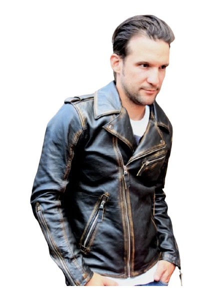 Prof Model Biker Motorcu Eskitme Spor Mont Uzun Kolllu