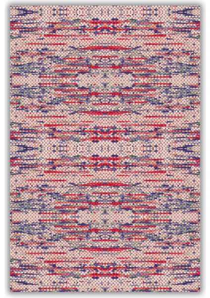 Kırmızı Pamuk Kilim Görünümlü Halı Dijital Baskılı Halı Dokuma Tabanlı Kaymaz Oturma Odası Halısı fiyatları