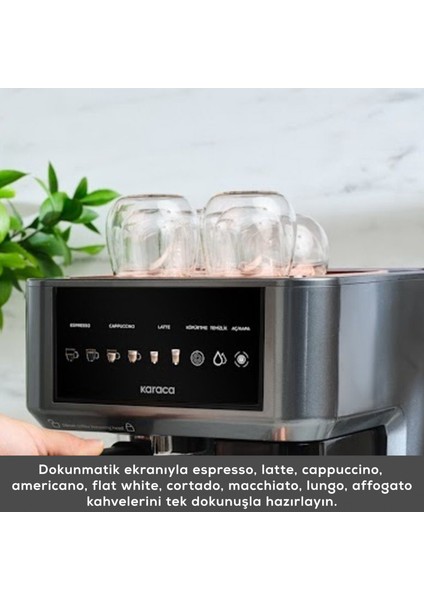 Mycaffe Barista S10 Entegre Süt Hazneli Otomatik Espresso Latte ve Cappuccino Mak. Copper fırsatları