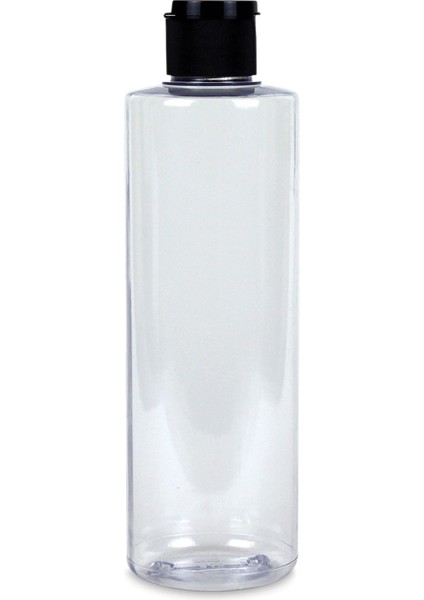 250 ml Pe Şefaf Fliptop Kapak Şişe, 24 Adet, Açmalı Kapak Şişe, Dezenfektan Şişesi,sabun Şişesi, Kozmetik Şişe