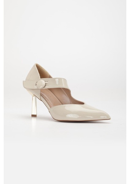 Kadın Stiletto Ten Rugan Baretli Ince Topuklu fırsatları