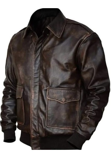 Erkek Pilot Mont Hakiki Koyun Derisi Gömlek Yaka Orta Kalınlık modelleri