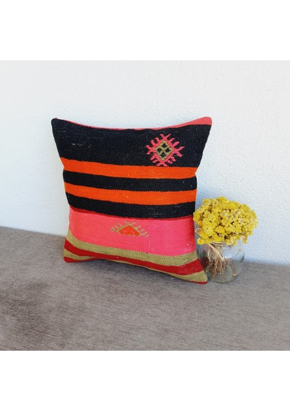 El Dokuma Kilim Kırlent Kılıfı 40X40 cm fiyatları