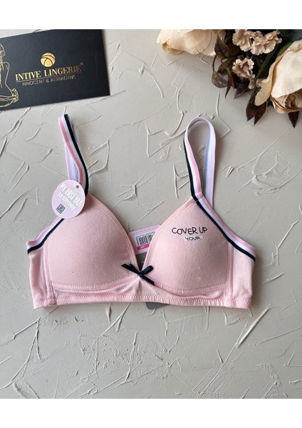 Dominant %95 Pamuklu Balensiz Ince Askılı Genç Kız 2'li Alıştırma Sütyeni modelleri