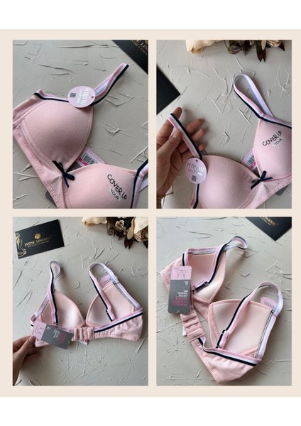 Dominant %95 Pamuklu Balensiz Ince Askılı Genç Kız 2'li Alıştırma Sütyeni indirimleri